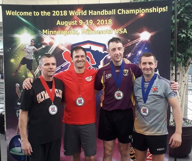 Gavin Buggy (St Josephs) and Dominick Lynch (Kerry) 35 and over doubles World Champions